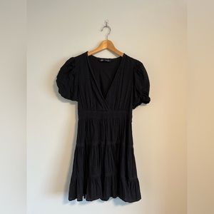Zara Black Boho Dress
